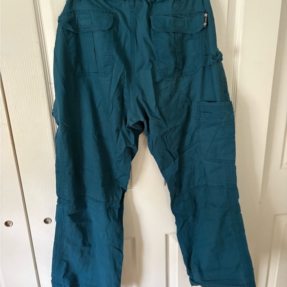 Koi Women's Teal Cargo Pants